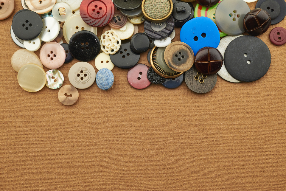 Assorted sewing buttons